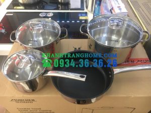 BỘ NỒI 4 MÓN KOCHER LUBECK PRO - 2 BỘ NỒI 4 MÓN KOCHER LUBECK PRO