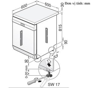 Máy Rửa Bát Bosch SMS6ZCI15E serie 6 - 1 BOSCH SMS6ZCI15E SERIE 6