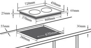 Bếp từ Chefs EH-DIH322 - 1 CHEFS EH-DIH322