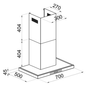MÁY HÚT MÙI KOCHER K-225MI-70 - 1 MÁY HÚT MÙI KOCHER K-225MI-70