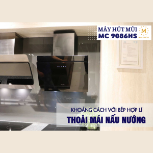 Máy hút khói khử mùi – áp tường dạng nghiêng MC 9086HS - 3