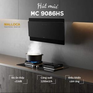 Máy hút khói khử mùi áp tường MC 60GTC