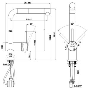GÓI CHẬU VÒI BẾP HAFELE ESSENCE 3 577.25.319 - 9