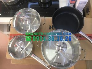 BỘ NỒI 4 MÓN KOCHER LUBECK PRO - 3 BỘ NỒI 4 MÓN KOCHER LUBECK PRO