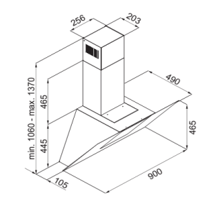MÁY HÚT MÙI LORCA TA-6018P