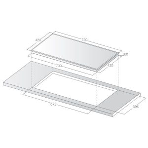 BẾP TỪ ĐÔI LORCA LCI-886 PLUS - 1 BẾP TỪ ĐÔI LORCA LCI-886 PLUS