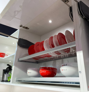 RỔ BÁT ĐĨA PRESTO INOX 304 HAFELE CÓ KHUNG 800MM 544.40.013 - 3 RỔ BÁT ĐĨA PRESTO INOX 304 HAFELE CÓ KHUNG 800MM 544.40.013