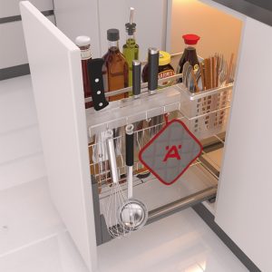 Bộ Đựng Chai Lọ Dao Thớt Sonata 400mm Hafele 549.20.020