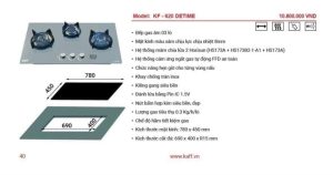 BẾP GAS ÂM KAFF KF-620 DETIME - 7 BẾP GAS ÂM KAFF KF-620 DETIME - 6