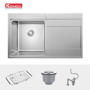 Chậu rửa bát KONOX UNICO 8652 - 2 Chậu rửa bát KONOX UNICO 8652