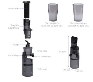 MÁY ÉP CHẬM HAWONKOO SJH-002-GR