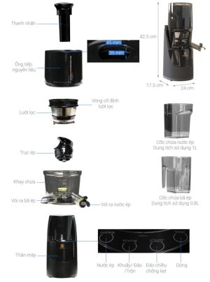 MÁY ÉP CHẬM HAWONKOO SJH-045-CF