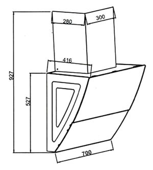 MÁY HÚT MÙI SEVILLA SV-70K4