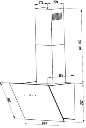 MÁY HÚT MÙI SEVILLA SV-70KM1