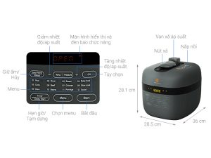 NỒI ÁP SUẤT HAWONKOO PCH-500-GR