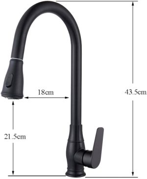 VÒI RỬA SEVILLA SV-836 BLACK