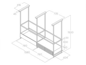 Máy hút mùi đảo Elica OPEN SUITE SUPERIOR BL/F/160 PRF0166771 - 9 Máy hút mùi đảo Elica OPEN SUITE SUPERIOR BL/F/160 PRF0166771 - 8