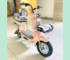 XE ĐẠP ĐIỆN MÀU HỒNG - 6