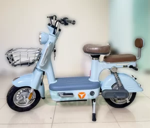 XE ĐẠP ĐIỆN MÀU XANH LAM - 4