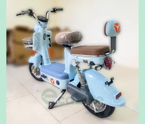 XE ĐẠP ĐIỆN MÀU XANH LAM - 6