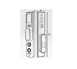 KHÓA CỬA VÂN TAY KASSLER KL878C - 1 KASSLER KL878C