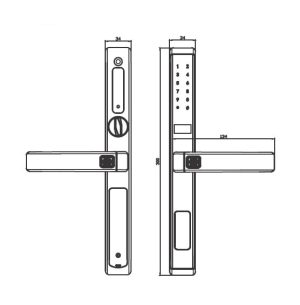 KHÓA VÂN TAY KASSLER KL-599 SLIDE - 1 KASSLER KL-599 SLIDE