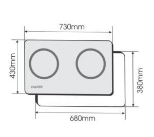 Bếp từ Faster FS 922I - 1 BẾP TỪ FASTER FS 922I