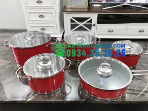 BỘ NỒI CHẢO FASTER RUBY