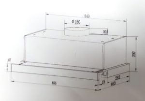 MÁY HÚT MÙI ÂM TỦ FASTER SYP 7222