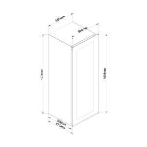 TỦ BẢO QUẢN RƯỢU ÂM TỦ MALLOCA MWC-95BI