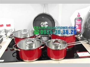BỘ NỒI CHẢO FASTER RUBY