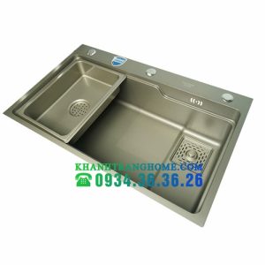 Chậu rửa bát Faster FS 7546B01 - 2 CHẬU RỬA BÁT FASTER FS 7546B01