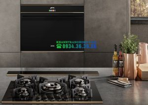 Lò nướng kèm vi sóng Smeg SF4604WMCNR - 2 LÒ NƯỚNG KÈM VI SÓNG SMEG SF4604WMCNR