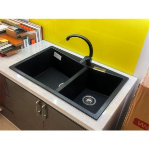 CHẬU RỬA CHÉN CARYSIL LMC5-03/NERA (ĐEN) - 3 CARYSIL LMC5-03/NERA