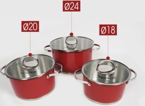 BỘ NỒI CHẢO FASTER RUBY