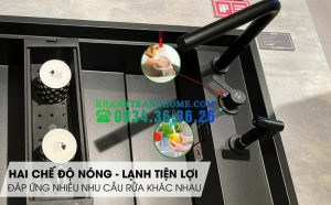 Vòi chậu rửa chén Malloca K501B - 3 VÒI CHẬU RỬA CHÉN MALLOCA K501B