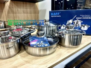 BỘ NỒI CAO CẤP 5 MÓN INOX 304 KAFF KF ST005FR