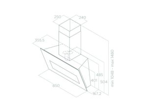 Máy hút mùi Elica BLOOM BL/A/85 PRF0164459 - 5 Máy hút mùi Elica BLOOM BL/A/85 PRF0164459 - 4