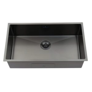 BỒN RỬA FAGOR 7844R-BK 304 MẠ PVD MÀU XÁM MỜ - 1 FAGOR 7844R-BK 304