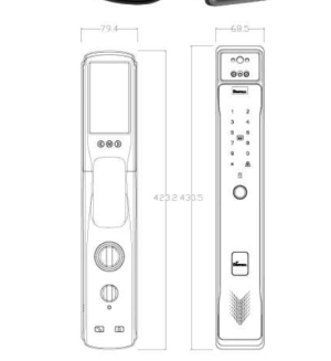 KHÓA NHẬN DIỆN KHUÔN MẶT DEMAX SL918 AC