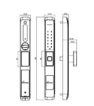 KHÓA CHỐNG NƯỚC DEMAX SL606 SD