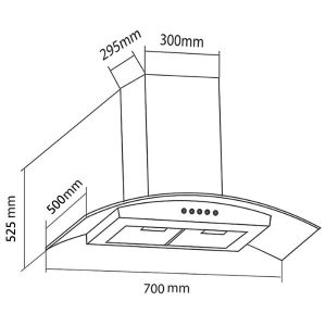 MÁY HÚT MÙI EUROSUN EH-70K29S - 5 MÁY HÚT MÙI EUROSUN EH-70K29S - 4