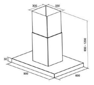 MÁY HÚT MÙI ĐẢO EUROSUN EH-90IL96 - 3