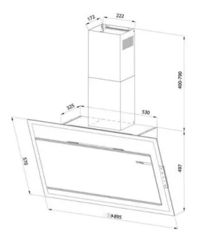 MÁY HÚT MÙI EUROSUN EH - 90CN78W - 5