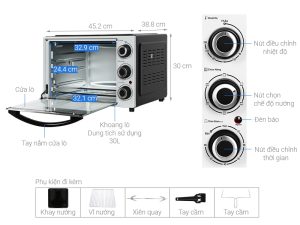 LÒ NƯỚNG GALANZ KWS1530LQ-D2 - 5 LÒ NƯỚNG GALANZ KWS1530LQ-D2 - 4