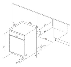 MÁY RỬA CHÉN GIOVANI GDW-127635SS - 1 GIOVANI GDW-127635SS