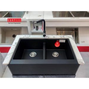 CHẬU RỬA CHÉN CARYSIL REC2-03/NERA (ĐEN) - 3 CARYSIL REC2-03/NERA