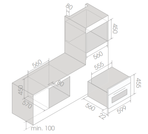 LÒ KẾT HỢP NƯỚNG, VI SÓNG & HƠI NƯỚC ELICA VIRTUS COMBI STEAM MW 645 TFT BL PRF0191769 - 6