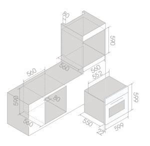 LÒ NƯỚNG VÀ VI SÓNG ELICA VIRTUS MULTI 60 DD BL PRF0191771 - 7 LÒ NƯỚNG VÀ VI SÓNG ELICA VIRTUS MULTI 60 DD BL PRF0191771 - 6