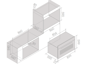 LÒ NƯỚNG VÀ VI SÓNG ELICA VIRTUS MULTI 90 TFT BL PRF0191768 - 7